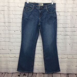 Levi's Signature Jeans Women's Size 12 Mid Rise Bootcut Med Wash Festive Stretch